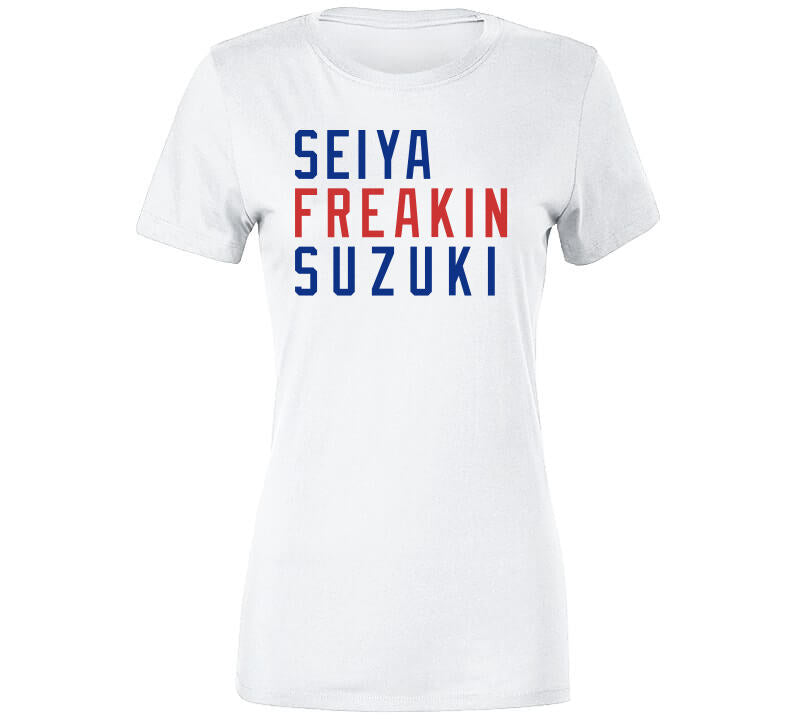 Seiya Suzuki Chicago Cubs Men's Red RBI T-Shirt 