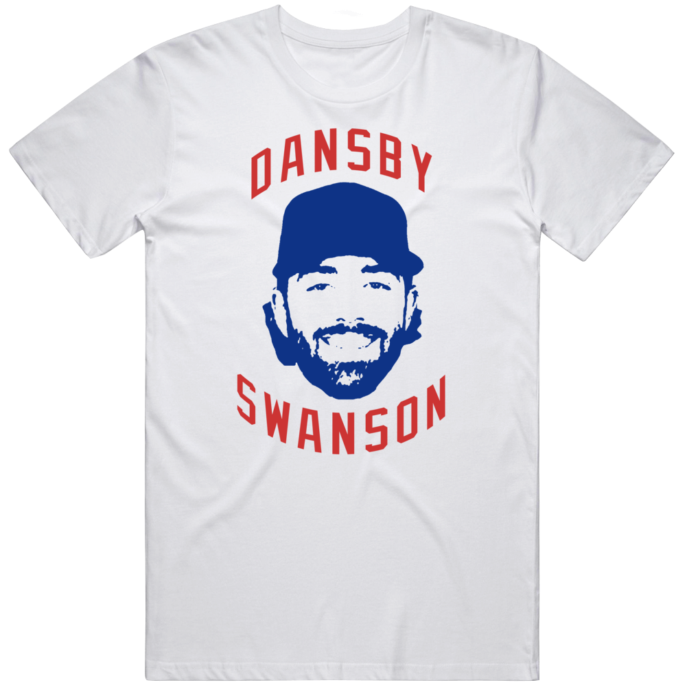  Dansby Swanson 3/4 Sleeve T-Shirt (Baseball Tee, X-Small,  Royal/Ash) - Dansby Swanson Chicago Font : Sports & Outdoors